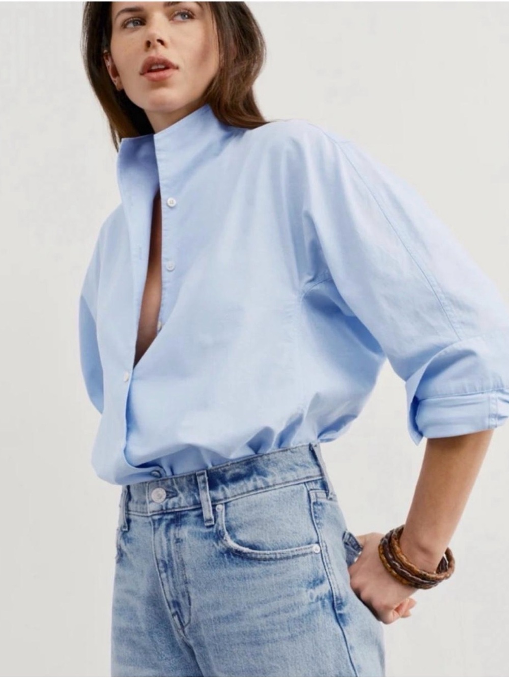 AYR Light Blue Oxford Button-Down Shirt